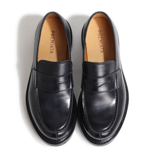 干場×菅原靴店 コラボ別注 PREMIATA コインローファー