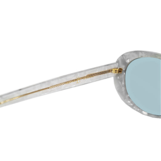 GEFFEN サングラス WHITE PEARL / LIGHT BLUE LENS
