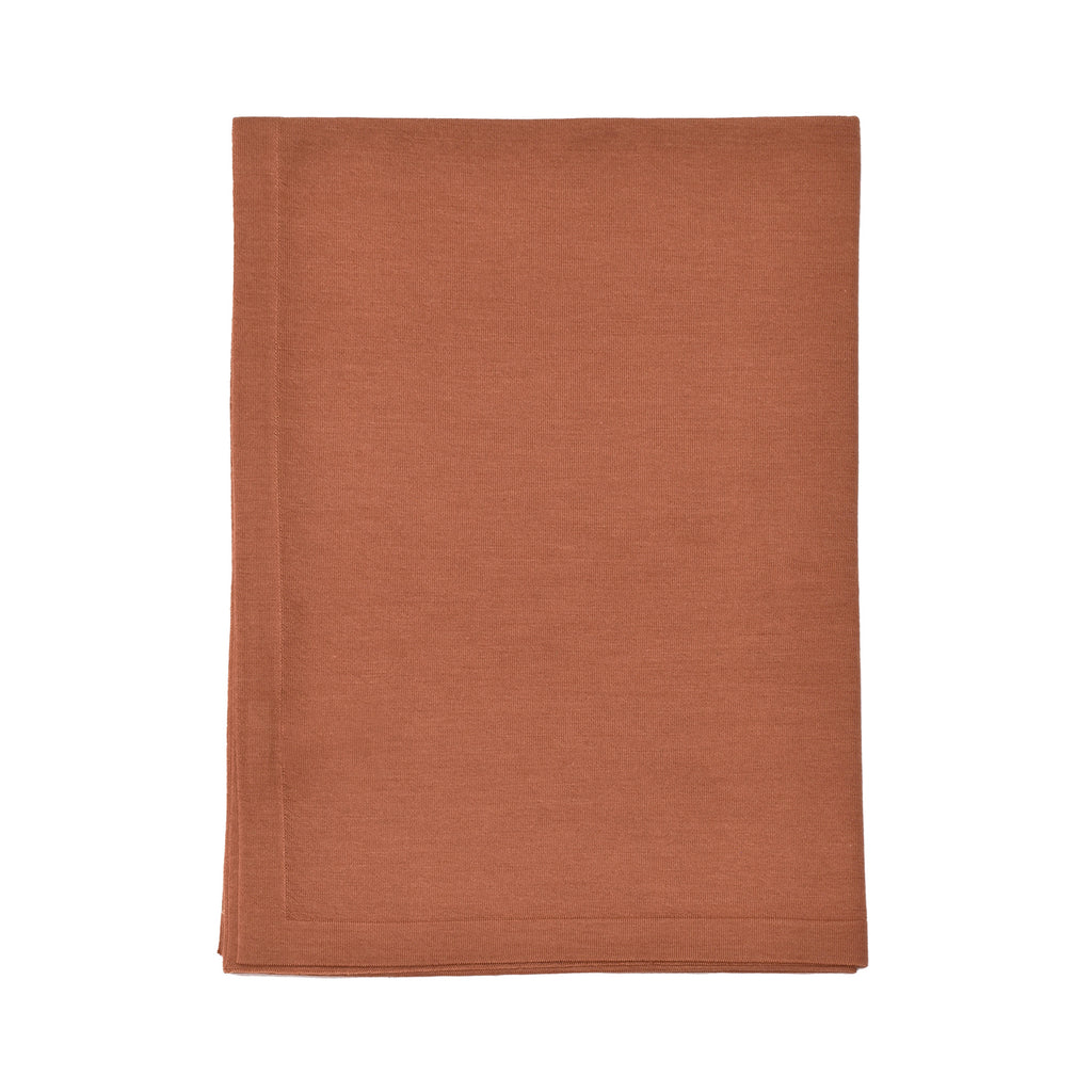 インド　カシミール　ウールラグ 大きめ ottimo：ラージストール カッパー – MINIMAL WARDROBE（ミニマル