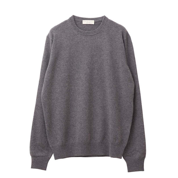 クルーネックニット グレー