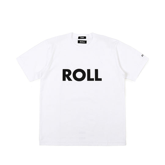 ROLL × FIXER ROLL Logo Print T-shirt プリント Tシャツ ホワイト