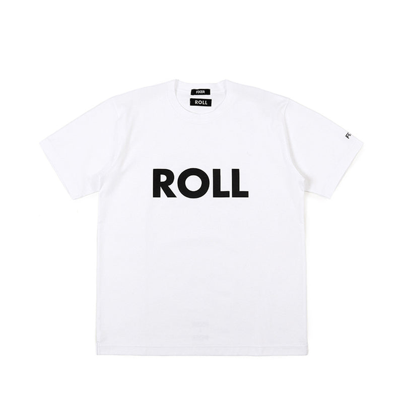 ROLL × FIXER ROLL Logo Print T-shirt プリント Tシャツ ホワイト