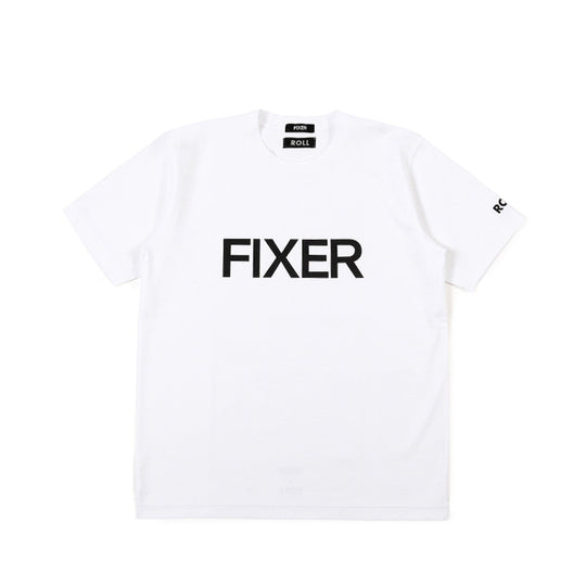 ROLL × FIXER FIXER Logo Print T-shirt プリント Tシャツ ホワイト