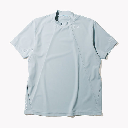 24HR-WEARABLE(COOL) モックネックシャツ シーラスグレー 0_341_NN