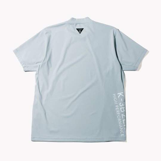 24HR-WEARABLE(COOL) モックネックシャツ シーラスグレー 0_341_NN
