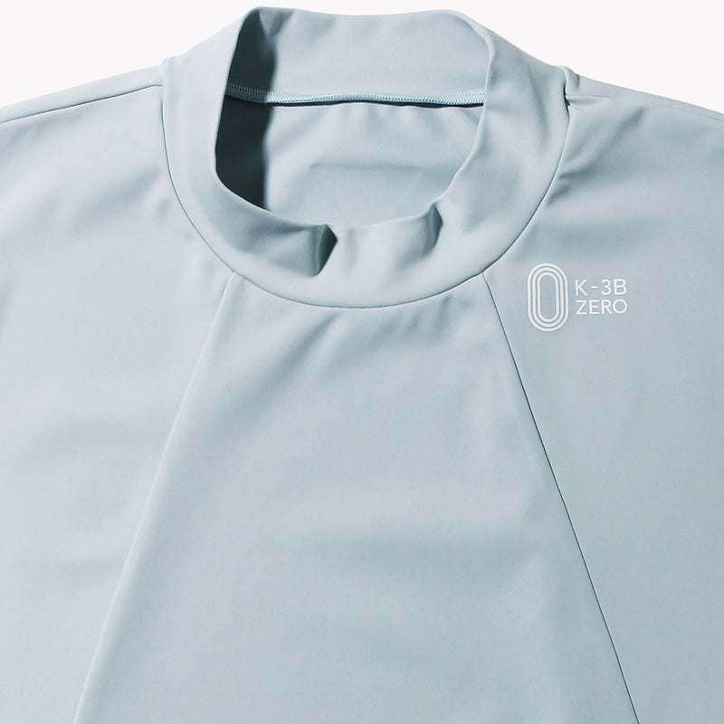 24HR-WEARABLE(COOL) モックネックシャツ シーラスグレー 0_341_NN