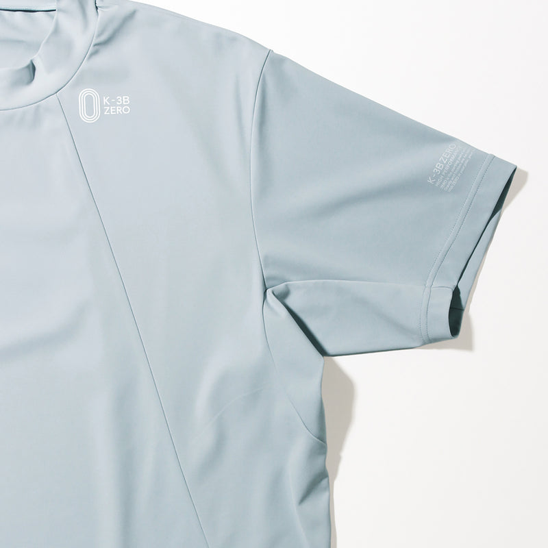 24HR-WEARABLE(COOL) モックネックシャツ シーラスグレー 0_341_NN