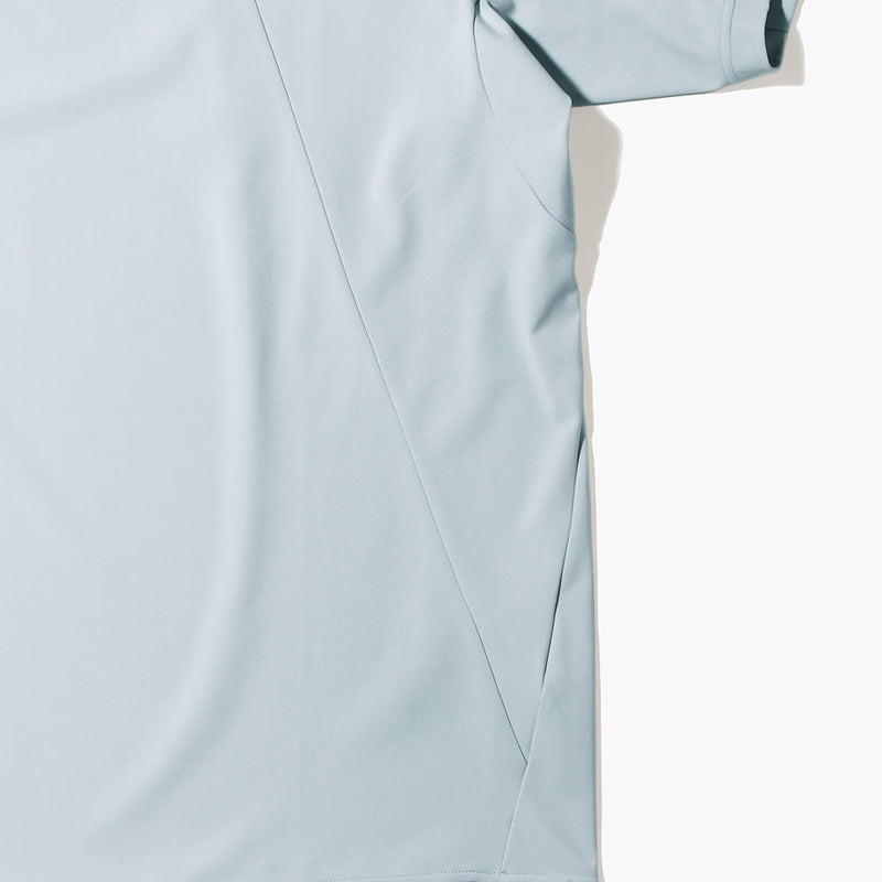 24HR-WEARABLE(COOL) モックネックシャツ シーラスグレー 0_341_NN