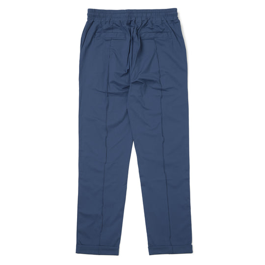 永久クリース パンツ ナイロン ネイビー