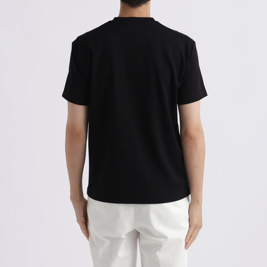 【リニューアルモデル】SUVIN PLATINUMテーラードポケットTシャツ ブラック