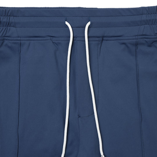 永久クリース パンツ ナイロン ネイビー