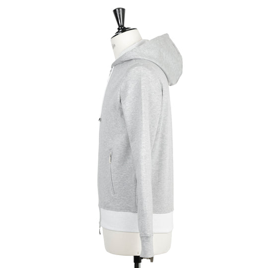 フーディー コットンジャージ グレー