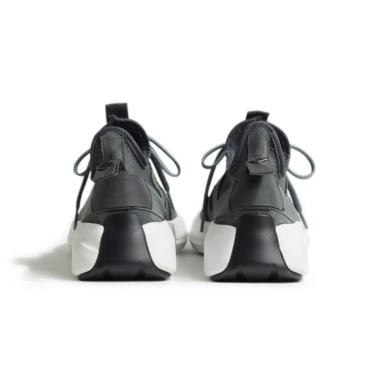 【菅原靴店別注】WH ダブルエイチ ニット スニーカー WH-0124S グレー
