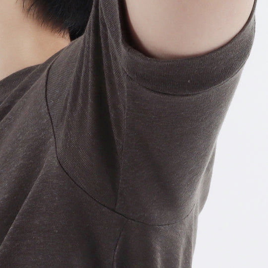 リネンジャージー テーラード Tシャツ オーク