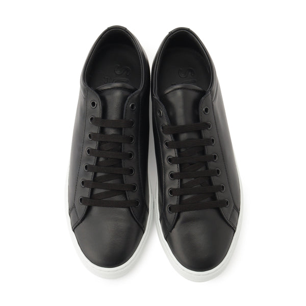 GIOIA M003 メンズ レースアップスニーカー 3.5CM BLACK