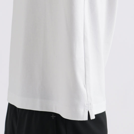 【リニューアルモデル】SUVIN PLATINUMテーラードポケットTシャツ ホワイト