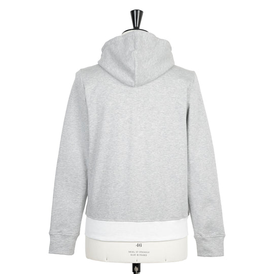 フーディー コットンジャージ グレー