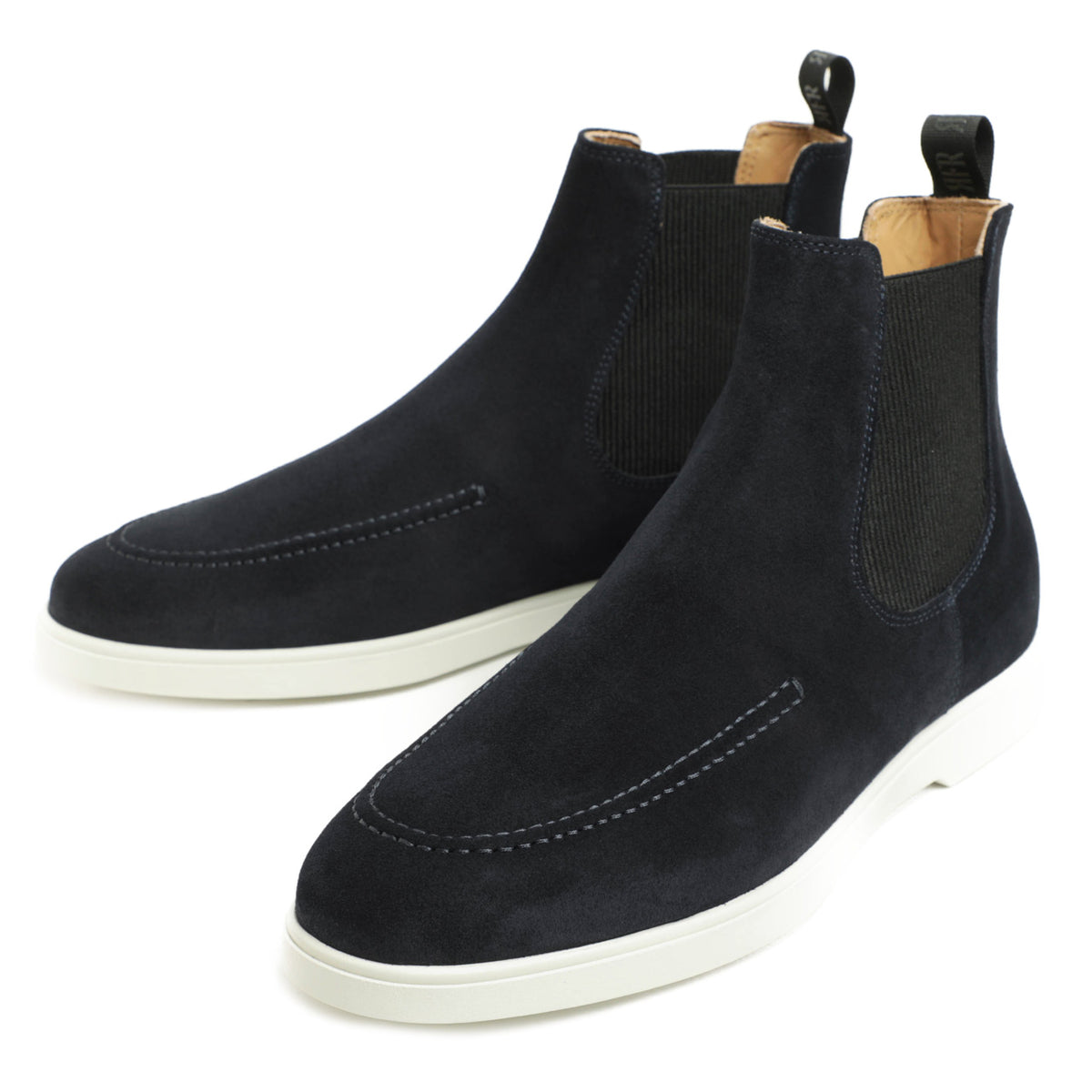 HUNTER ネイビー サイドゴアブーツ【ネイビー】美品【w.b】 HUNTER ネイビー サイドゴアブーツ【ネイビー】美品【w.b