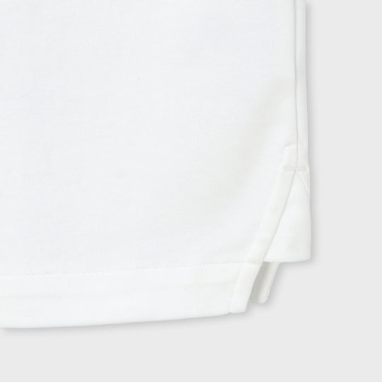 コットンシルケットスムース Tシャツ.4 / セネピ ホワイト