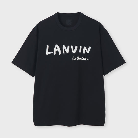 コットンシルケットスムース Tシャツ.4 / セネピ ブラック