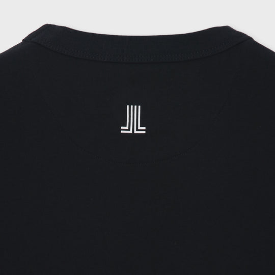 コットンシルケットスムース Tシャツ.4 / セネピ ブラック