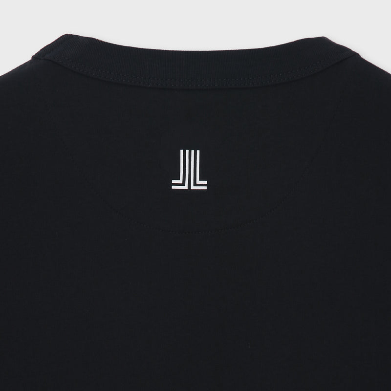 コットンシルケットスムース Tシャツ.4 / セネピ ブラック – MINIMAL