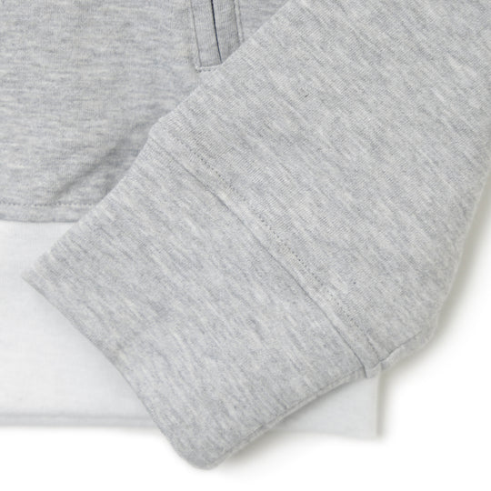 フーディー コットンジャージ グレー