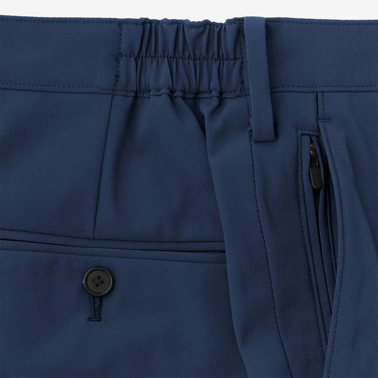 【K-3B EXECUTIVE】179_X（布帛） RICH NYLON JAPAN MADE ドレスパンツ ネイビー