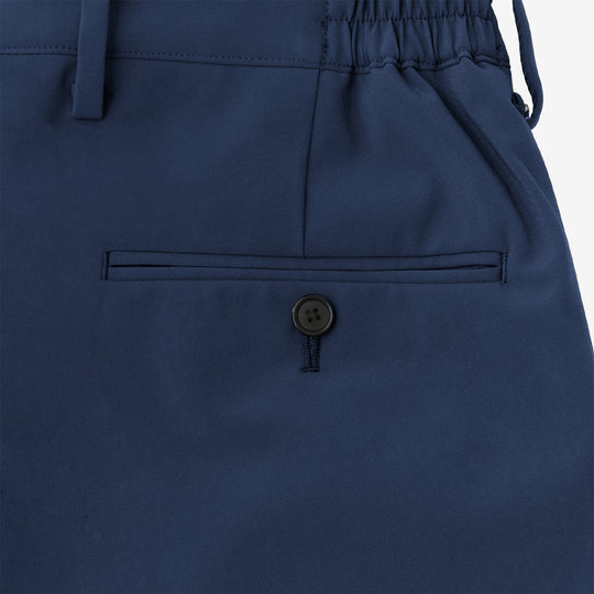 【K-3B EXECUTIVE】179_X（布帛） RICH NYLON JAPAN MADE ドレスパンツ ネイビー