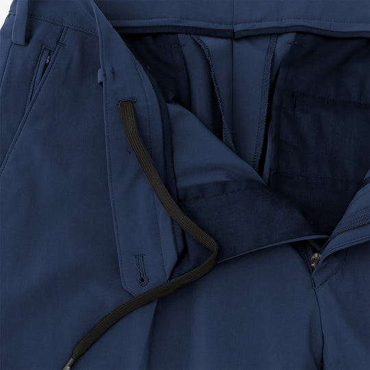 【K-3B EXECUTIVE】179_X（布帛） RICH NYLON JAPAN MADE ドレスパンツ ネイビー