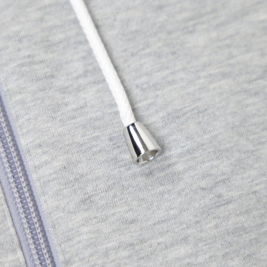 フーディー コットンジャージ グレー