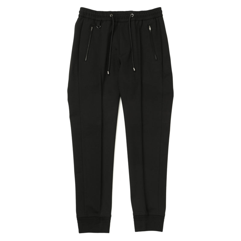 【干場義雅×菅原靴店 コラボ別注モデル】【国内2店舗限定販売】 giabsarchivio ジャブスアルキヴィオ MSH/R 永久クリース ジョガーパンツ A5457 ブラック