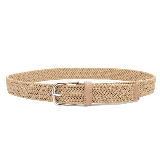 【干場自腹買い】ゴムメッシュベルト ベージュ