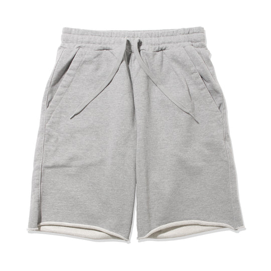 【MMW限定】干場別注LW加工裏毛ショーツ ヘザーグレー