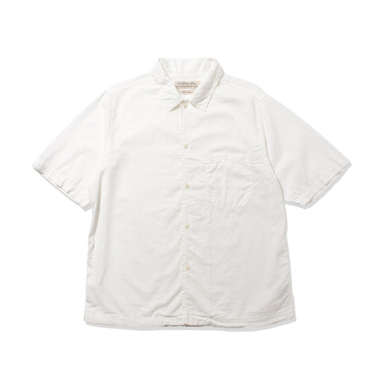 【MMW限定】コットンシルクアロハシャツS/S ホワイト
