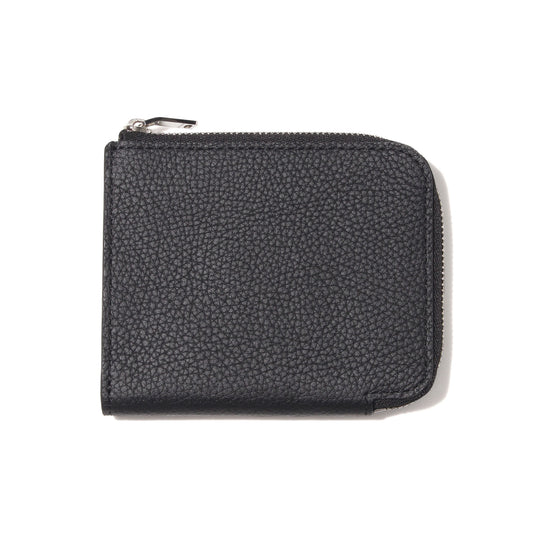 トリヨン・モーリス L字 ジップウォレット ブラック