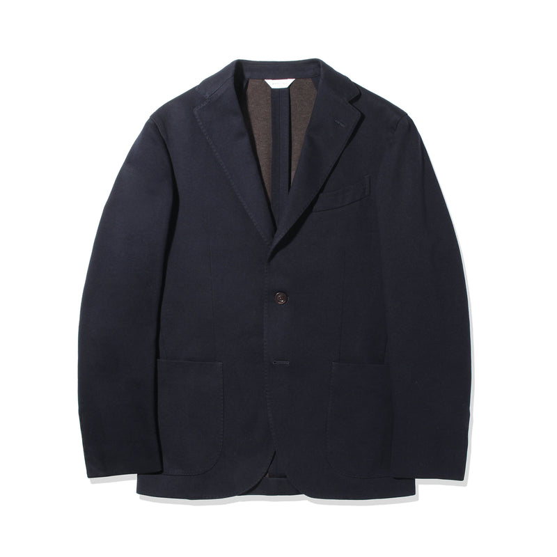 コットンダブルジャージー3Bシングルジャケット