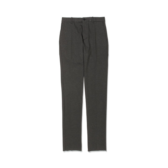 テクノジャージー バーズアイ ノープリーツ  ミディアムグレー