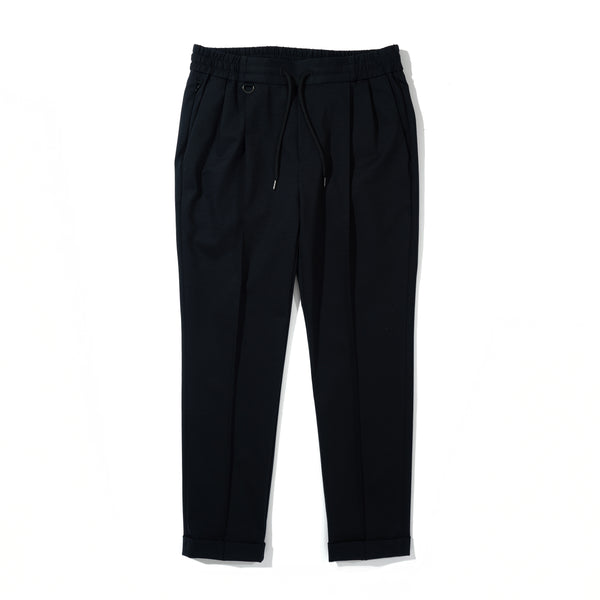 Duplex Cotton  Jersey トラベル スマートラウンジテーパードパンツ コンフォートフィット コスモネイビー