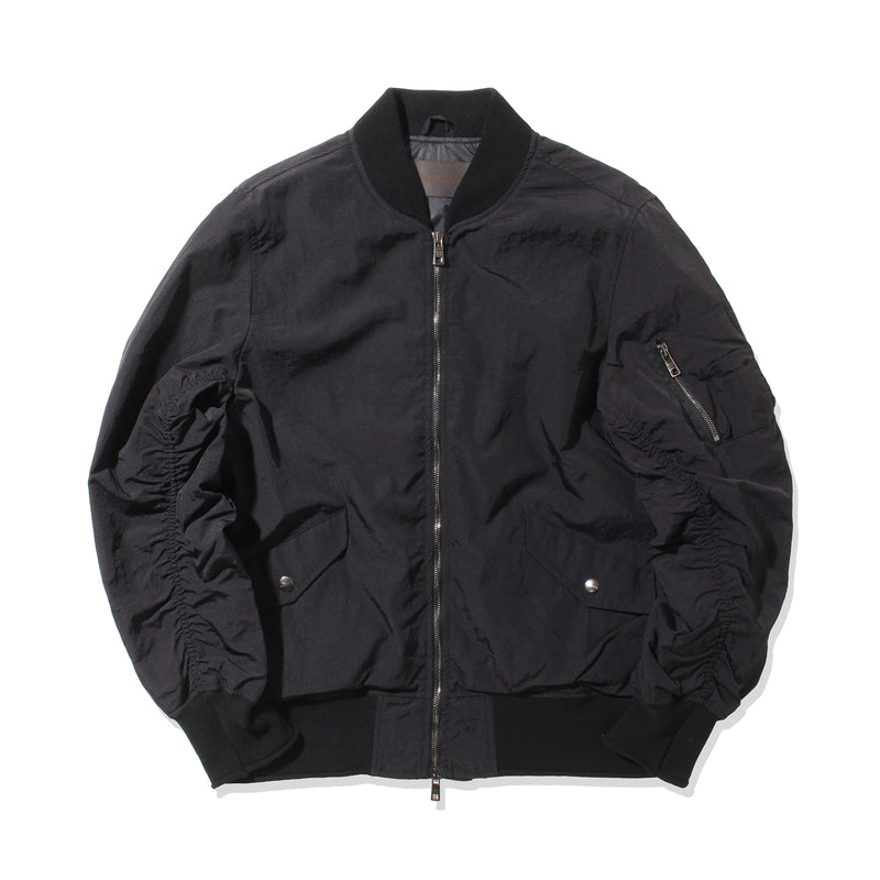干場別注 ボンバージャケット NERO – MINIMAL WARDROBE