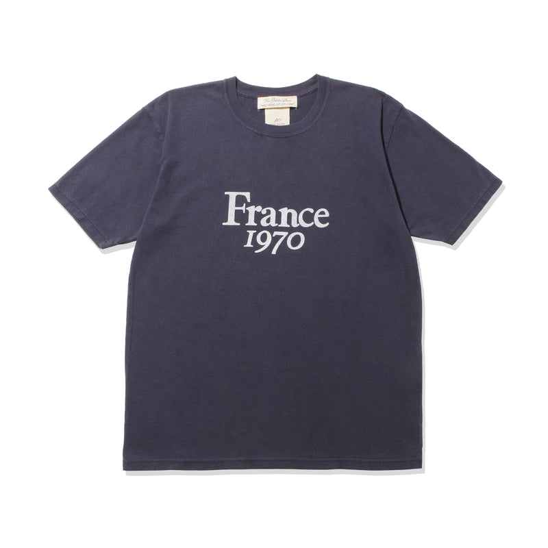 【MMW限定】LW加工20/-天竺T（France1970)  ネイビー
