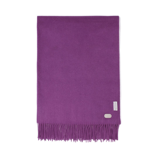 【干場別注カラー】100%シルクストール パープル TESSITURA DI NOVARA製(Ermenegildo Zegnaグループ)