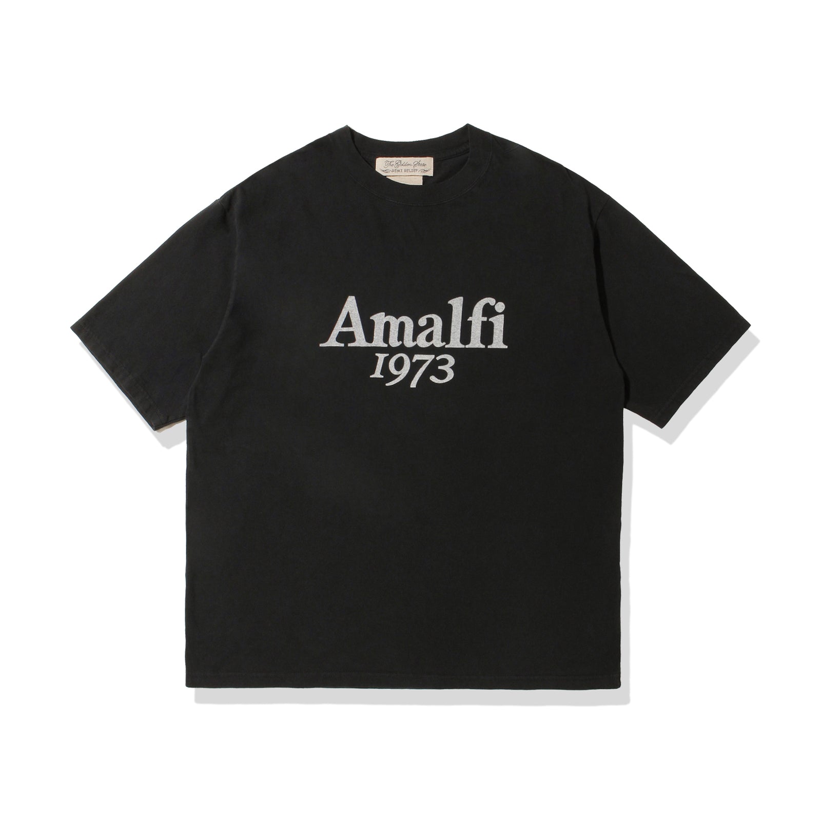 MMW限定】【干場別注】LW加工20/-天竺T（Amalfi1973) ブラック