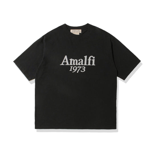 【MMW限定】【干場別注】LW加工20/-天竺T（Amalfi1973) ブラック