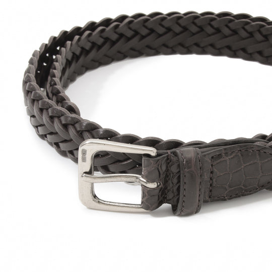 「西口修平氏 完全監修」メッシュカーフベルト ブラウン