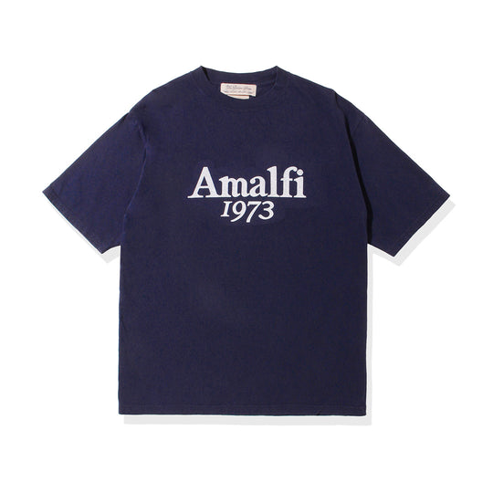 【MMW限定】【干場別注】LW加工20/-天竺T（Amalfi1973) ネイビー