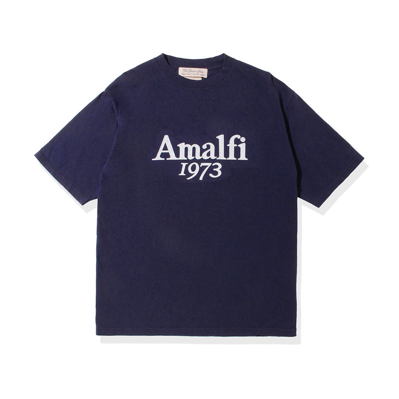 MMW限定】【干場別注】LW加工20/-天竺T（Amalfi1973) ネイビー