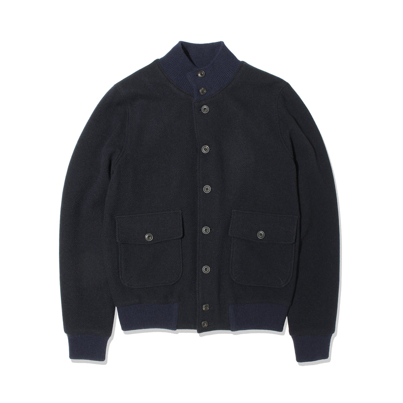 バルスタータイプブルゾン ネイビー