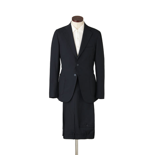 ナイロンストレッチ トラベラースーツ ネイビー