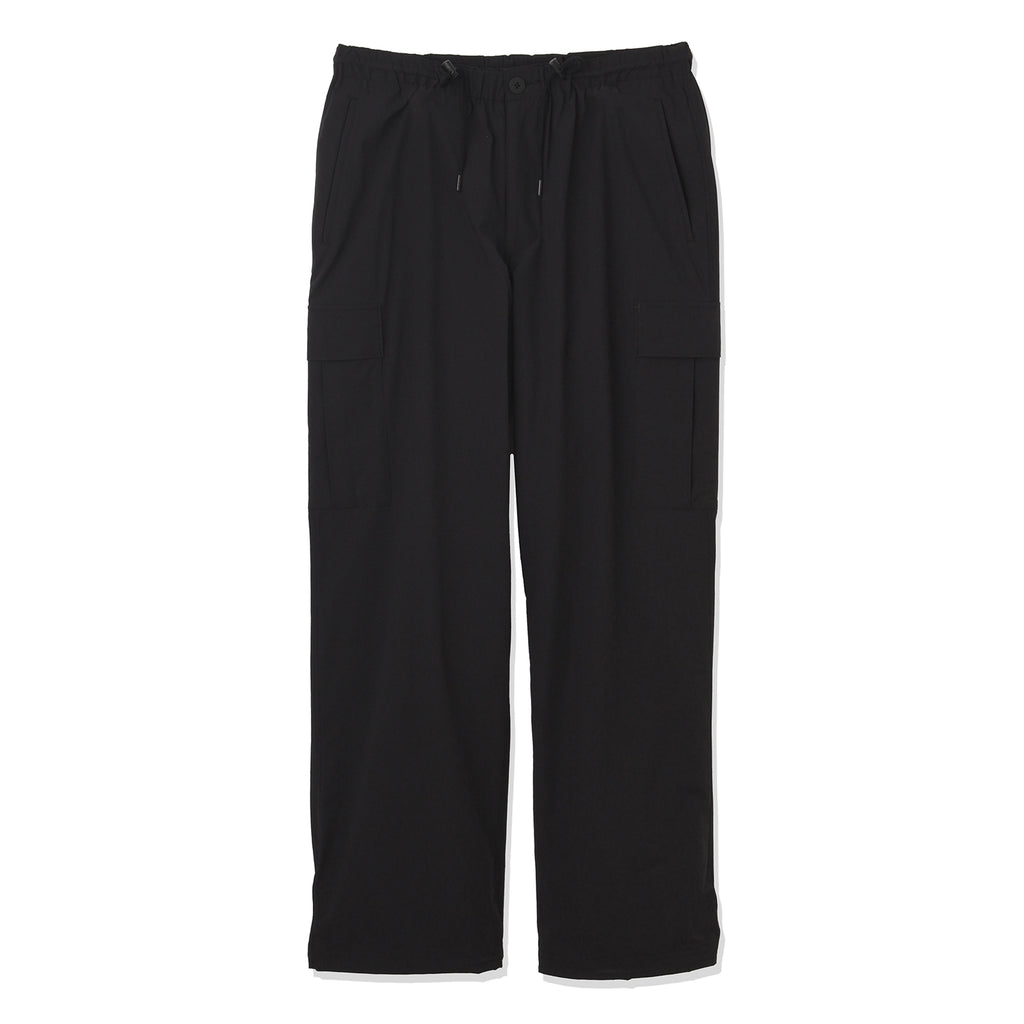 テックスナイロン2WAYストレッチ ミリタリーカーゴパンツ ブラック